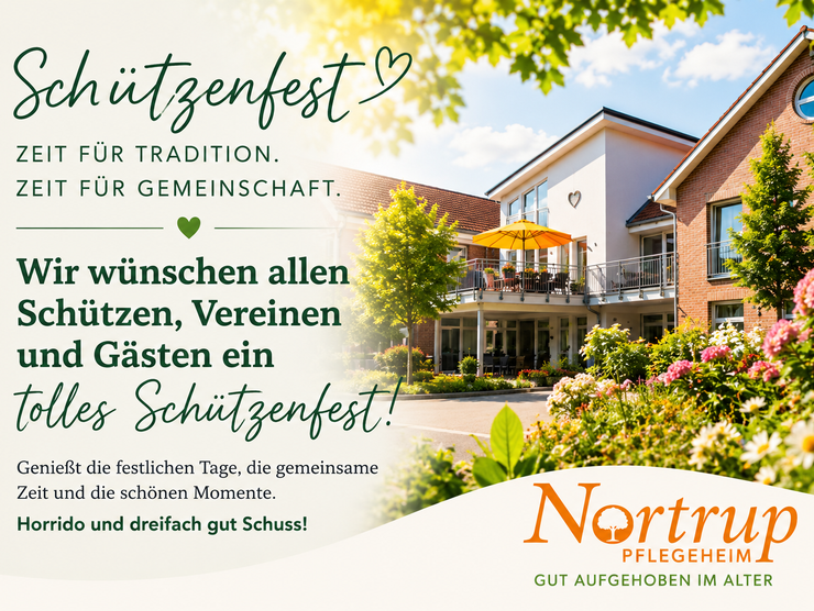 Ein Plakat über das Schützenfest